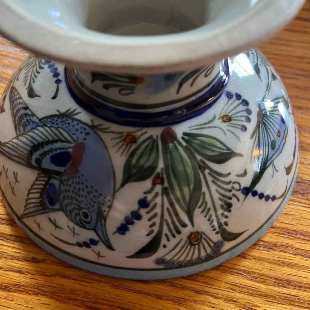 Mexico Ken Edwards Collection bird candy dish.  Signed. - Picture 3 of 5